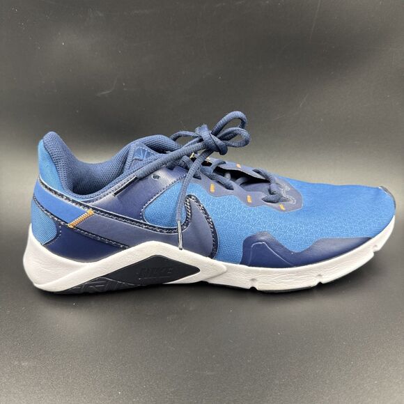 NIKE Legend Essential 2 Low Lace-Up Running Trainer Men Shoes Blue Size 10.5 main image 8